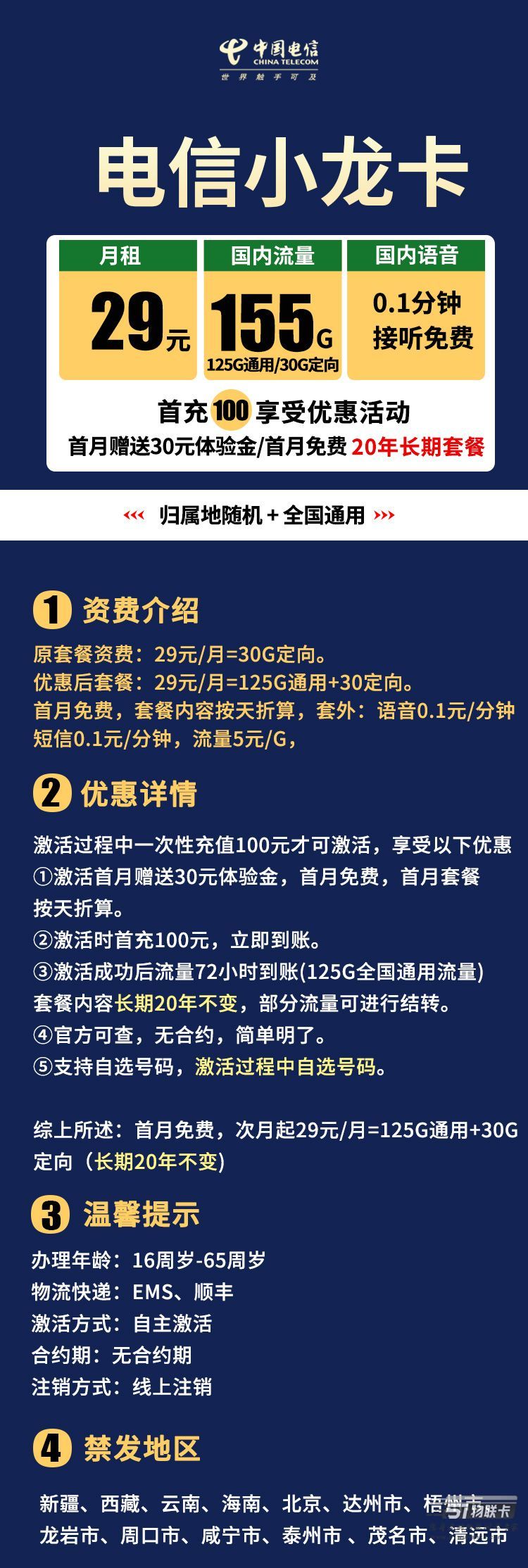 如果给流量卡分段位，这款29元155G电信小龙卡绝对是王者！