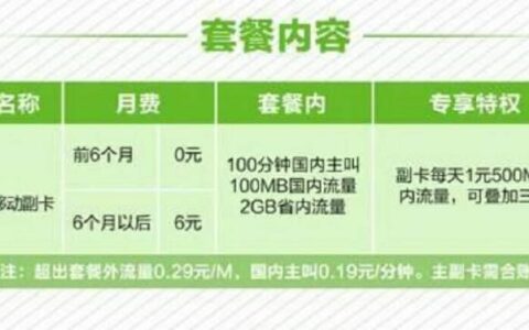 办理移动副卡的好处有哪些？