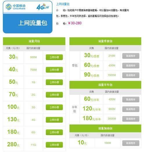 23年移动什么套餐最划算
