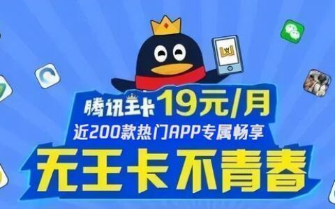 联通大王卡29元版：月租费低、流量大、腾讯系免流