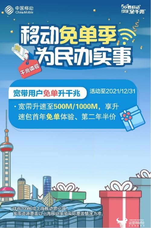 申城卡月费仅29元，上海移动推出专属套餐，支持全国漫游