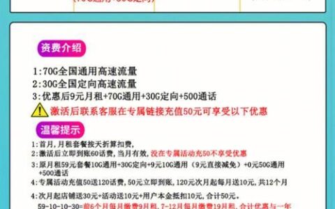 电信目前最便宜的套餐