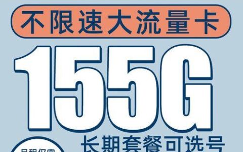 电信雪松卡——月租19元，赠送155G全国流量