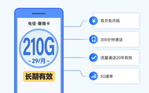 【实测】电信29元210G流量+300分钟通话卡，有点东西！