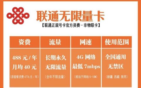 联通无限流量套餐详解，哪个最适合你？