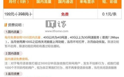 联通包月无限流量，流量无忧，畅享生活