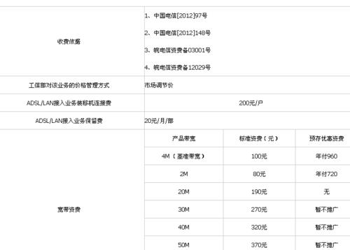 电信宽带移机收费标准2023年最新版