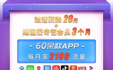 中国电信星卡流量版59元，流量多、价格实惠，适合流量需求量大的用户