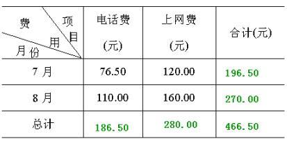 上网费是什么费用？