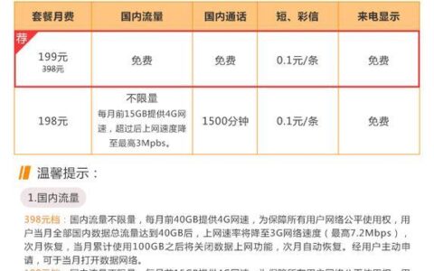 中国联通39元套餐有哪些？流量、通话、权益一网打尽