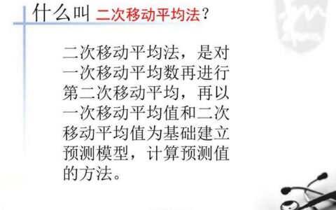 移动平均法预测原理、优缺点及应用