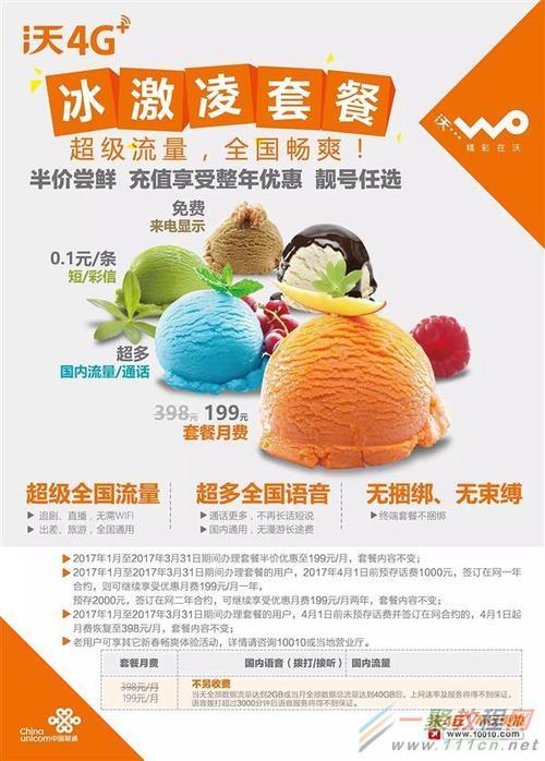 联通冰淇淋199套餐详细介绍，流量、语音、其他权益一网打尽