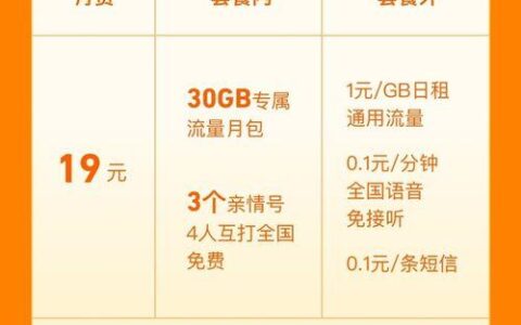 中国移动宝藏卡套餐：性价比之选