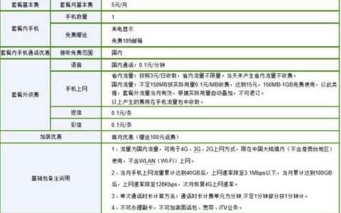 电信米粉卡套餐介绍：性价比高、流量多、资费低