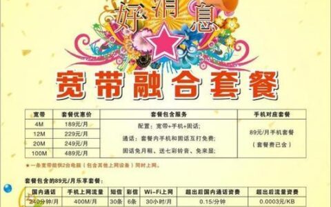 广电电信手机卡：融合双网，畅享未来