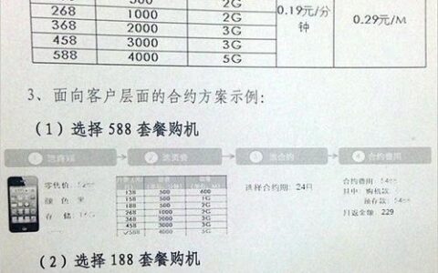 移动5s合约机套餐哪个划算？看完这篇文章就知道了