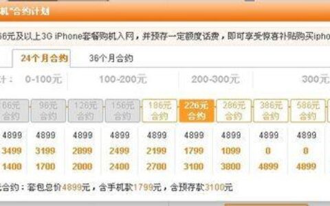联通iPhone4S合约机：价格、资费、优惠一览