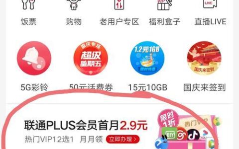 联通PLUS会员一个月多少钱？