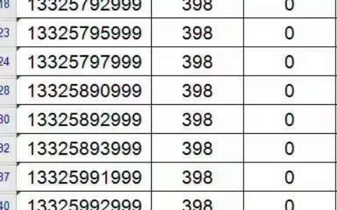 电信豹子号价格表