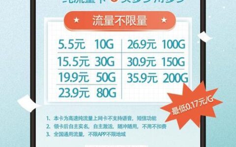 高速通用流量卡：畅享无忧网络生活