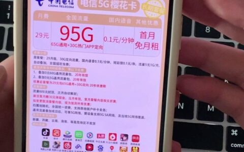 电信29元95G流量套餐：超值选择，满足你多样化需求！