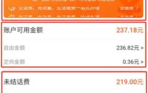 话费余额明细查询指南