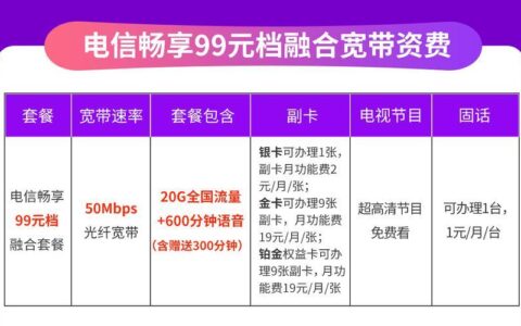 电信99元套餐宽带：性价比之选？