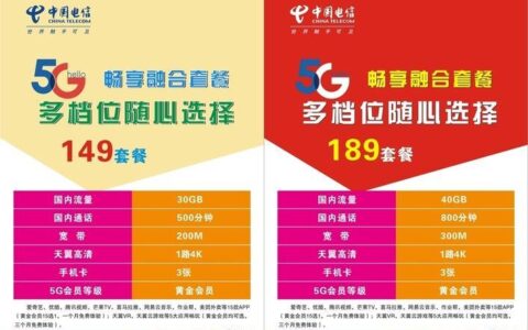 电信5G智享套餐：畅享高速，精彩无限