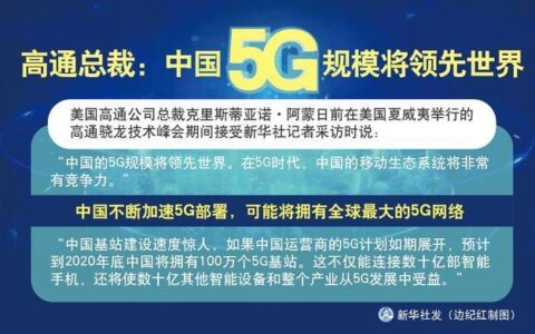 中国5G移动：世界领先，规模庞大
