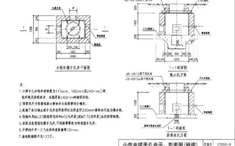 通信手孔井规范
