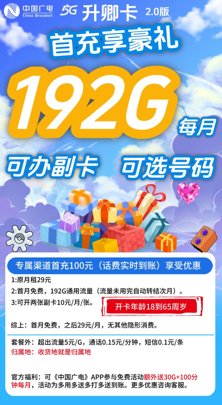 广电升卿卡29元192G值得办吗?2025真实优缺点分析+用户体验-1 广电升卿卡29元192G值得办吗?2025真实优缺点分析+用户体验-1